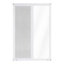VENTANA CORREDIZA DE ALUMINIO 60X90 IZQUIERDA A DERECHA BLANCO