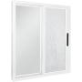 PUERTA EXTERIOR CORREDIZA 180 X 210 CM IZQUIERDA BLANCO ALUMINIO