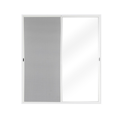 PUERTA EXTERIOR CORREDIZA 150 X 210 CM IZQUIERDA BLANCO ALUMINIO