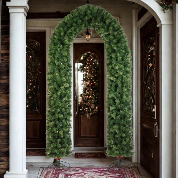 PORTAL NAVIDEÑO VERDE 2.28 M