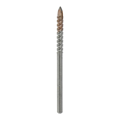 BROCA PARA VIDRIO 1/4" ESPIRAL PUNTA 4 LADOS PARA VIDRIO, PLASTICO, AZULEJO Y MARMOL