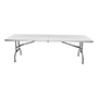 MESA PLEGABLE RECTANGULAR 243 CM RESINA GRIS