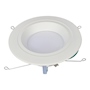 LÁMPARA DE TECHO EMPOTRABLE LED DIMEABLE REDONDA 6" 7.6 W BLANCA