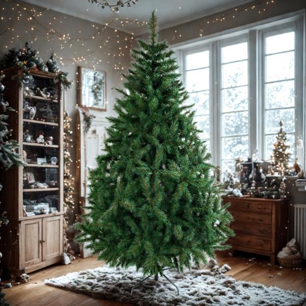 ÁRBOL NAVIDEÑO BÁVARO DE LUJO 2.50 M CON 828 RAMAS