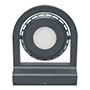 LUMINARIO PARA EXTERIOR ROALES LED DE 6 X 14 CM GRIS