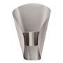 ARBOTANTE DE MURO LED DE CONEXIÓN 2.8 W 2 FOCOS LUZ CÁLIDA IP44 PLATA