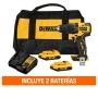 KIT ROTOMARTILLO BRUSHLESS 20V 1/2" 2 BATERIAS Y CARGADOR