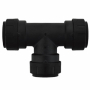 CONEXIÓN T DE 3/4 DE PULGADA NEGRO COFLEX