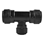 REDUCCIÓN T 3/4 X 3/4 X 1/2 PULGADA NEGRO COFLEX