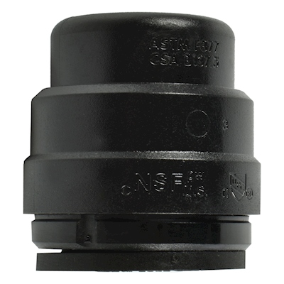 TAPÓN HEMBRA DE 3/4 DE PULGADA NEGRO COFLEX