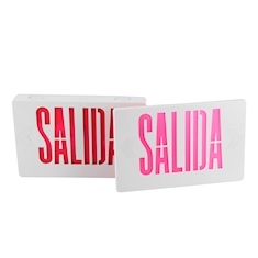 LUMINARIA LED CON LEYENDA SALIDA