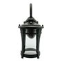 FAROL DE MURO LED/INCANDESCENTE SOLAR 40 W 1 FOCO FOTOCELDA NEGRO MATE CLÁSICO