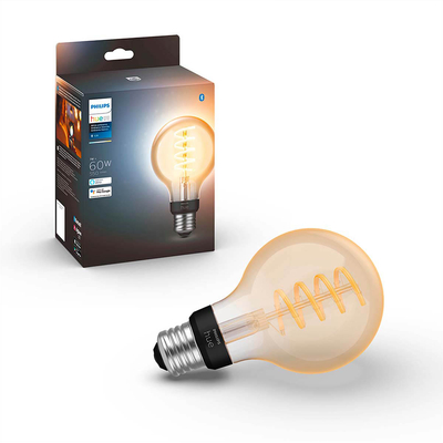 FOCO INTELIGENTE G25 LUZ CALIDA ATENUABLE 7W EQUIVALENTE 40W E26 1 PIEZA