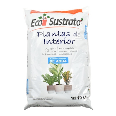 SUSTRATO PARA PLANTAS DE INTERIOR 10 L ECOSUSTRATO