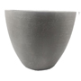 MACETA CERÁMICA GRIS CONICA 10IN