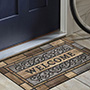 TAPETE DE ENTRADA WOODSTONE CAUCHO RECICLADO 45 X 75 CM EXTERIOR ATRAPA SUCIEDAD