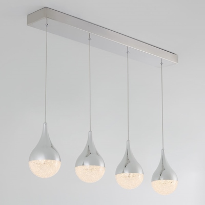 LÁMPARA COLGANTE GLITZER LED DE 4 LUCES