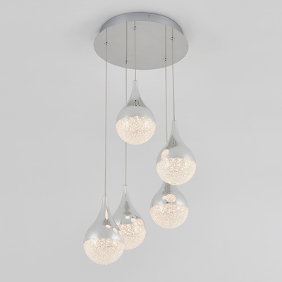 LÁMPARA COLGANTE GLITZER LED DE 5 LUCES