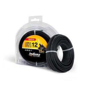 CABLE ELÉCTRICO THW-LS CALIBRE 12 AWG NEGRO 15M DESLIZABLE