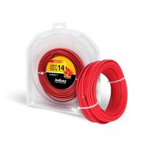 CABLE ELÉCTRICO THW-LS CALIBRE 14 AWG ROJO 25M DESLIZABLE
