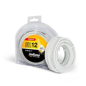 CABLE ELÉCTRICO THW-LS CALIBRE 12 AWG BLANCO 15M DESLIZABLE
