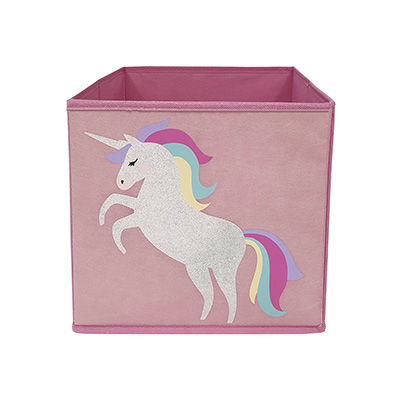 GAVETA ORGANIZADORA CON ASAS 27 X 27 X 27 CM POLIPROPILENO ROSA FUERTE