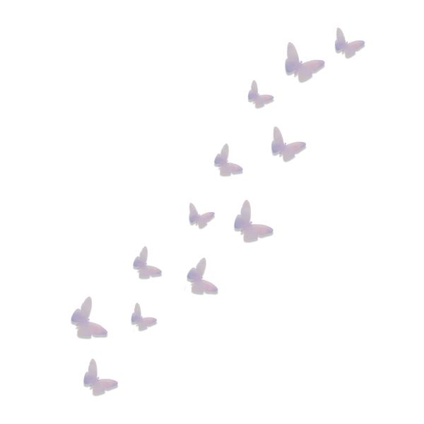 MARIPOSAS 3D PARA PARED DISEÑO FULL TORNASOL 12 PIEZAS