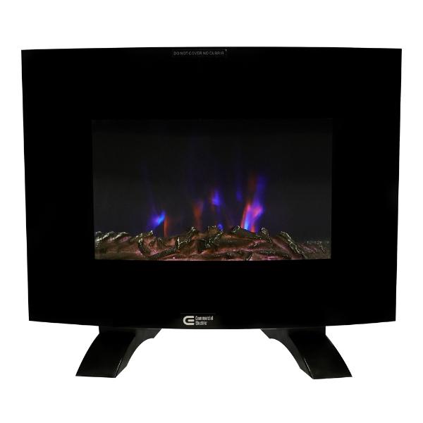 CALEFACTOR ELÉCTRICO DE CONVECCIÓN PARA PARED 15 M2 NEGRO CHIMENEA