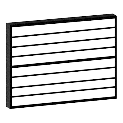 PROTECTOR PARA VENTANA CELOSIA CONTEMPO ACERO 150 X 120 CM NEGRO