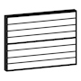 PROTECTOR PARA VENTANA CELOSIA CONTEMPO ACERO 150 X 120 CM NEGRO