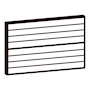 PROTECTOR PARA VENTANA CELOSIA CONTEMPO ACERO 150 X 100 CM CHOCOLATE