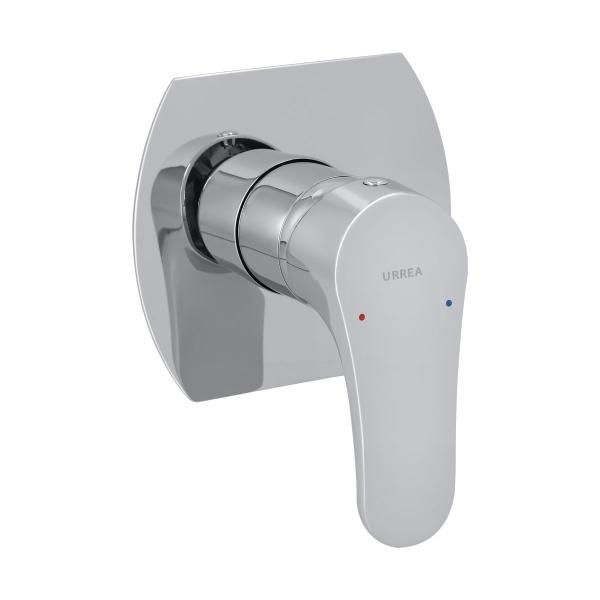 LLAVE MEZCLADORA PARA REGADERA MONOMANDO LATÓN CROMADO CONTROL DE TEMPERATURA