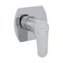 LLAVE MEZCLADORA PARA REGADERA MONOMANDO LATÓN CROMADO CONTROL DE TEMPERATURA