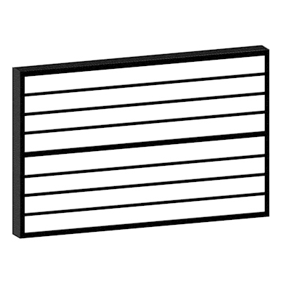 PROTECTOR PARA VENTANA CELOSIA CONTEMPO ACERO 150 X 100 CM NEGRO