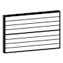 PROTECTOR PARA VENTANA CELOSIA CONTEMPO ACERO 150 X 100 CM NEGRO