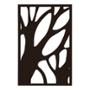 PROTECTOR PARA VENTANA CELOSIA FOREST ACERO 60 X 90 CM CHOCOLATE