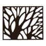 PROTECTOR PARA VENTANA CELOSIA FOREST ACERO 120 X 100 CM CHOCOLATE