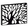 PROTECTOR PARA VENTANA CELOSIA FOREST ACERO 150 X 120 CM NEGRO