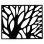 PROTECTOR PARA VENTANA CELOSIA FOREST ACERO 120 X 100 CM NEGRO