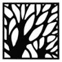 PROTECTOR PARA VENTANA CELOSIA FOREST ACERO 100 X 100 CM NEGRO
