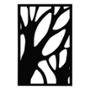 PROTECTOR PARA VENTANA CELOSIA FOREST ACERO 60 X 90 CM NEGRO