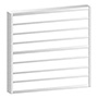 PROTECTOR PARA VENTANA CONTEMPO ACERO 120 X 120 CM BLANCO