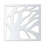 PROTECTOR PARA VENTANA CELOSIA FOREST ACERO 60 X 60 CM BLANCO