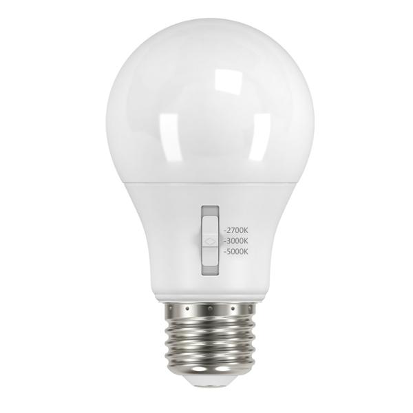 FOCO LED E27 A19 LUZ AJUSTABLE ATENUABLE 9 W / 60 W 4 PIEZAS