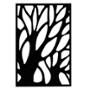 PROTECTOR PARA VENTANA CELOSIA FOREST ACERO 90 X 120 CM NEGRO