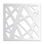 PROTECTOR PARA VENTANA CELOSIA STORM ACERO 90 X 90 CM BLANCO