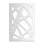 PROTECTOR PARA VENTANA CELOSIA STORM ACERO 60 X 90 CM BLANCO