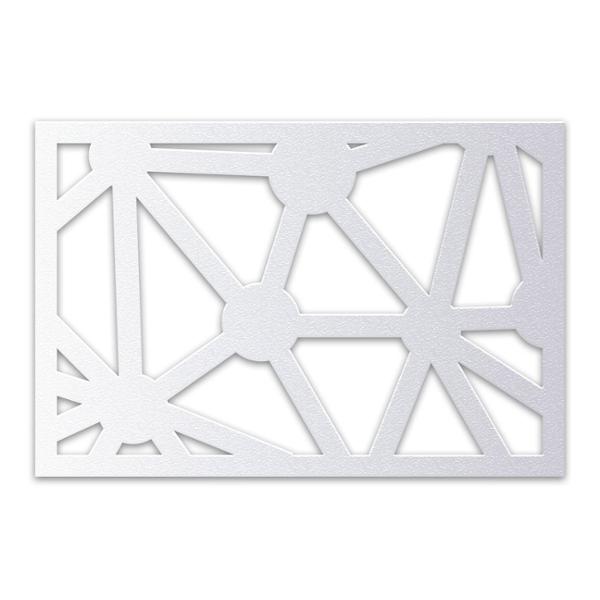 PROTECTOR PARA VENTANA CELOSIA CONSTELACIÓN ACERO 60 X 40 CM BLANCO