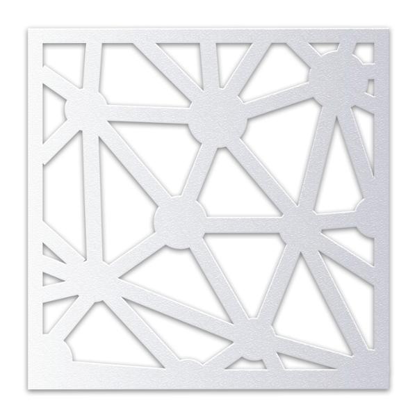 PROTECTOR PARA VENTANA CELOSIA CONSTELACIÓN ACERO 60 X 60 CM BLANCO
