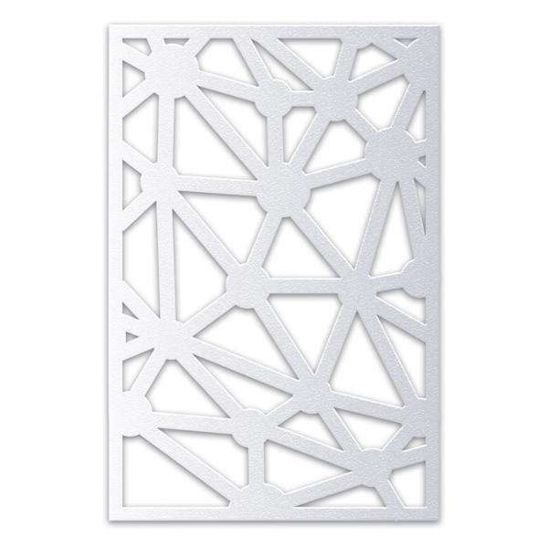 PROTECTOR PARA VENTANA CELOSIA CONSTELACIÓN ACERO 60 X 90 CM BLANCO